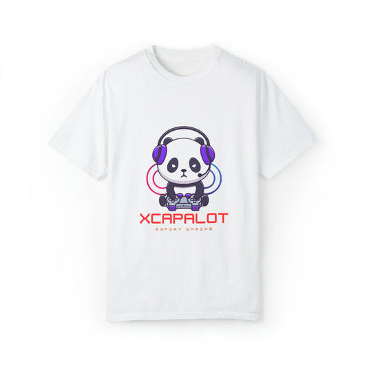XCAPALOT Gaming Panda Unisex Garment-Dyed T-shirt